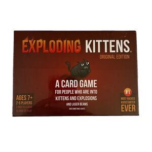 Exploding Kittens Entertaining Card Game Original Edition Party Game
